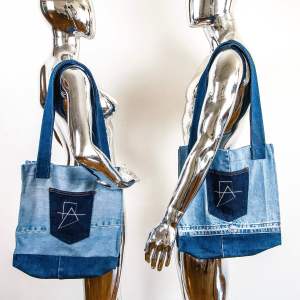 FredricAlexander Recycled Denim Tote Bag