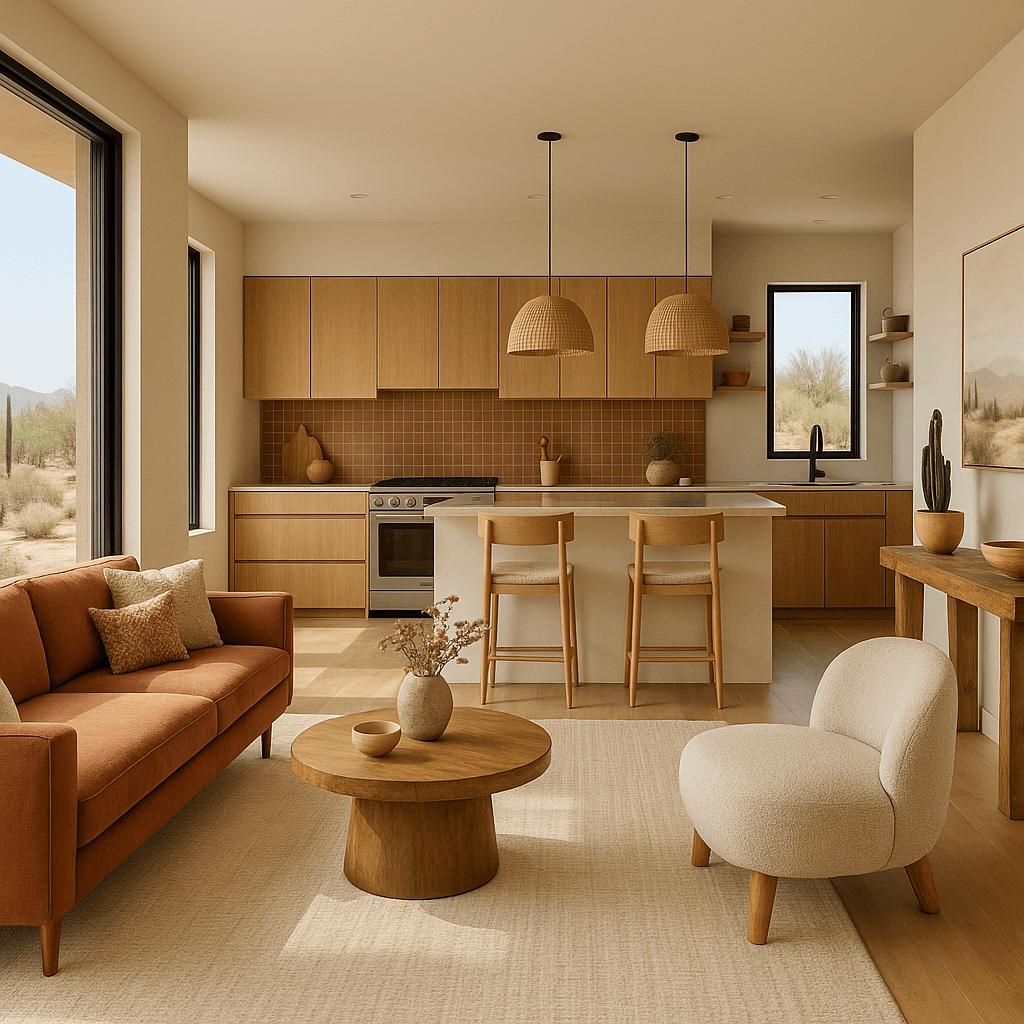 FredricAlexander modern desert style interior design layout