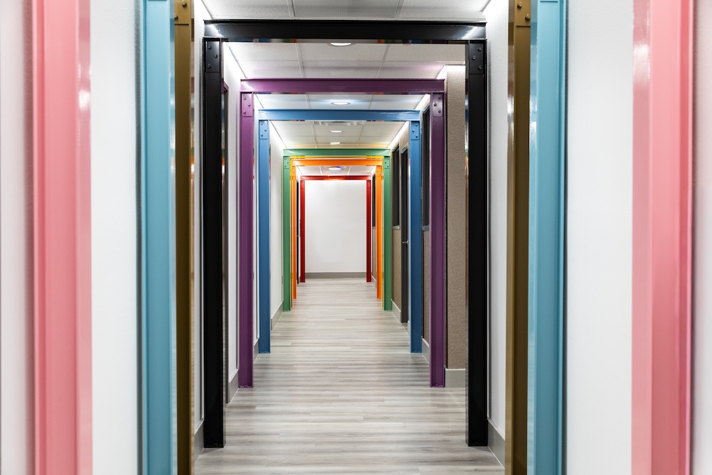 The Psychology of Color in Interior Design - colorful doorways FredricAlexander Las Vegas